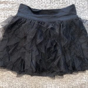 Girls gap skirt size 4/5 Vguc black tulle